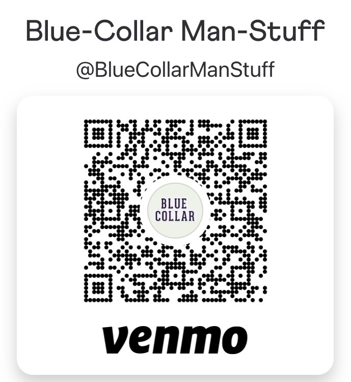 Venmo QR Code for Blue Collar Man Stuff